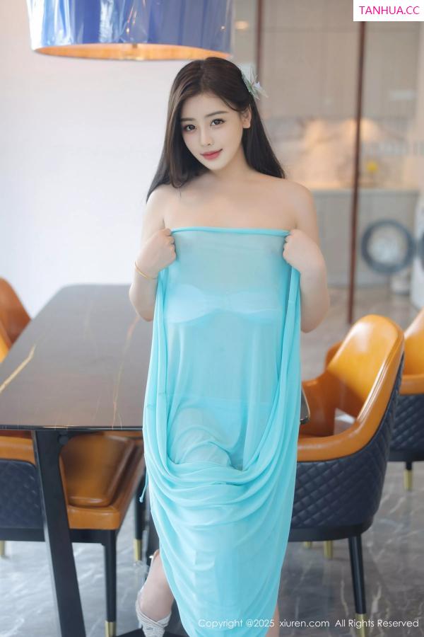 希雅  [XiuRen]高清写真图 2025.04.23 No.10187 希雅sia 蓝色泳衣第47张图片
